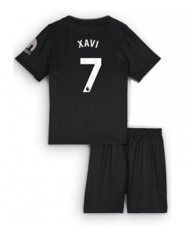 Billige Fotballdrakt Tottenham Hotspur Xavi Simons #7 Replika Bortedraktsett Barn 2025-26 Kortermet (med bukser)